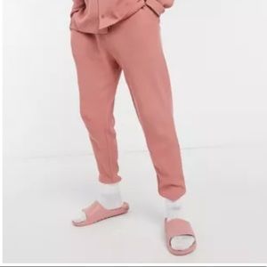 ASOS pink men’s lounge sweatpants